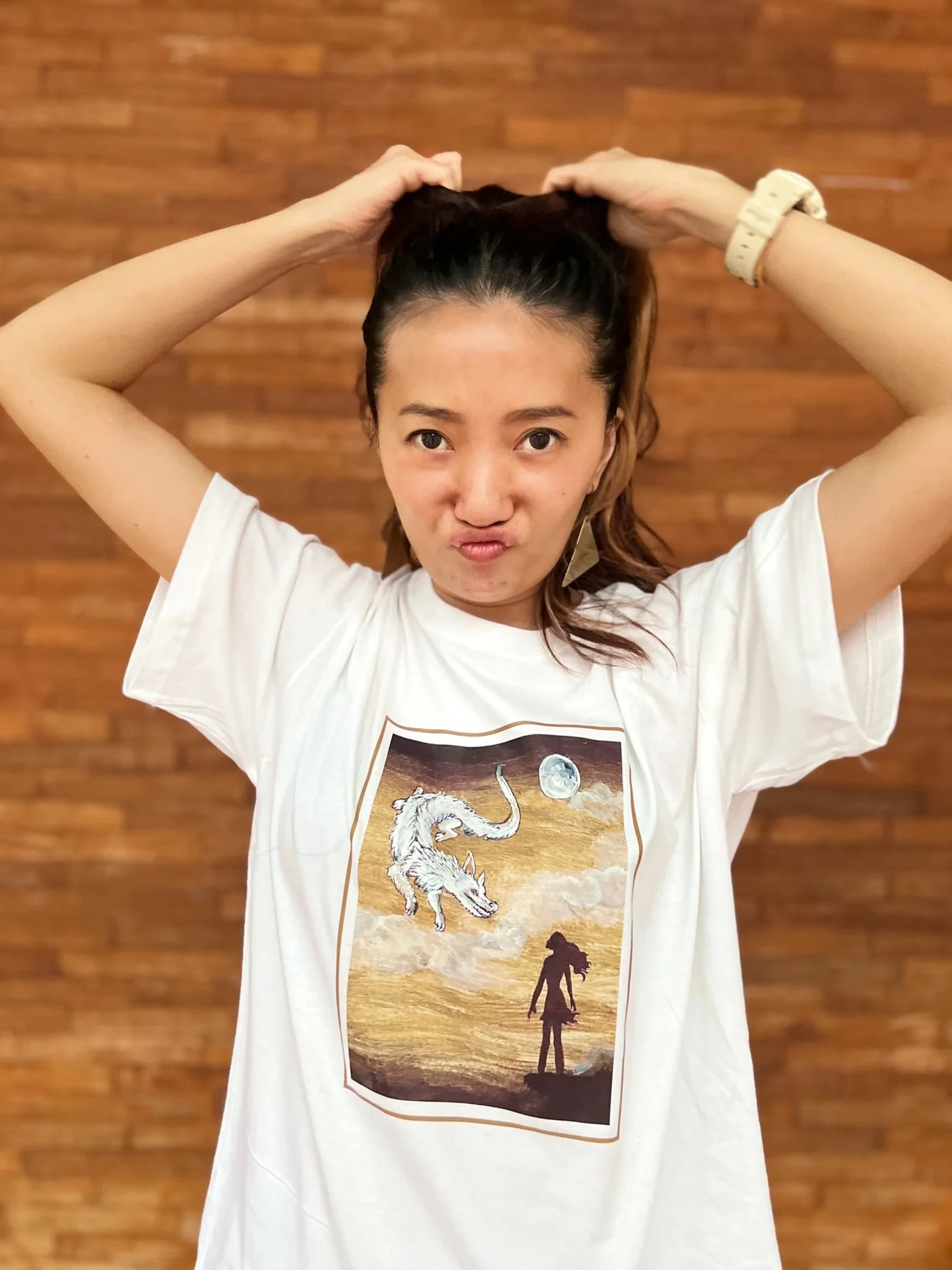 Thick Cotton Fluffy T-shirt